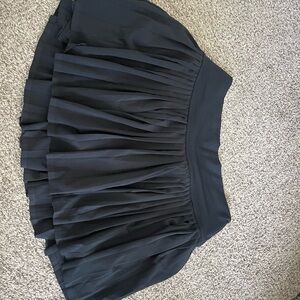 Aerie Black Flared Mini Skirt
